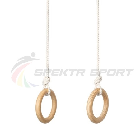 Купить Кольца гимнастические деревянные (фанера 18 мм, покрытие: эмаль, лак или пропитка) в Юрьевеце 