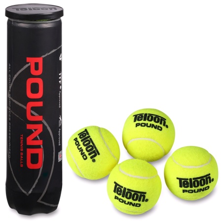 Купить Мяч для большого тенниса Teloon 828Т Р4  (4 шт) в Юрьевеце 