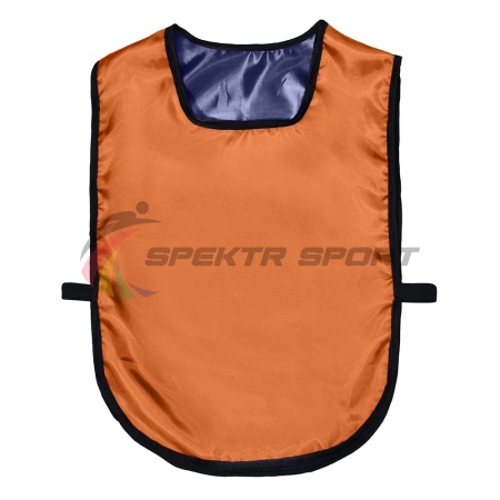 Купить Манишка футбольная двусторонняя универсальная Spektr Sport оранжево-синяя в Юрьевеце 